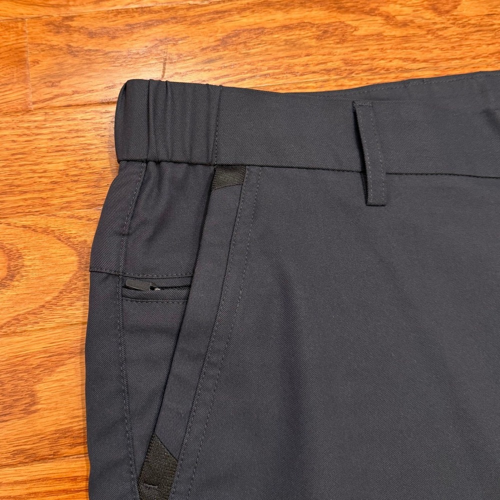 Jack Archer Jetsetter Tech Pants Mens 33x29 Space Black Slim Straight Commuter - Picture 3 of 12